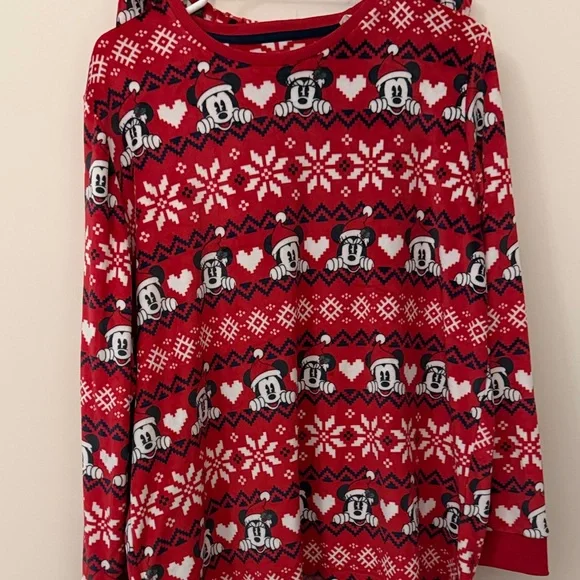 Disney Red and White Womens Pajama Set - Picture 2 of 5